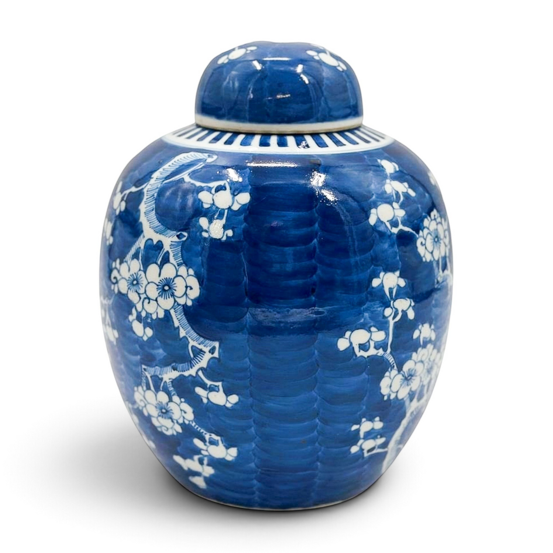 Antique Prunus Ginger Jar