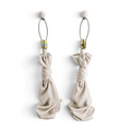 Vintage Draped Plaster Lamps