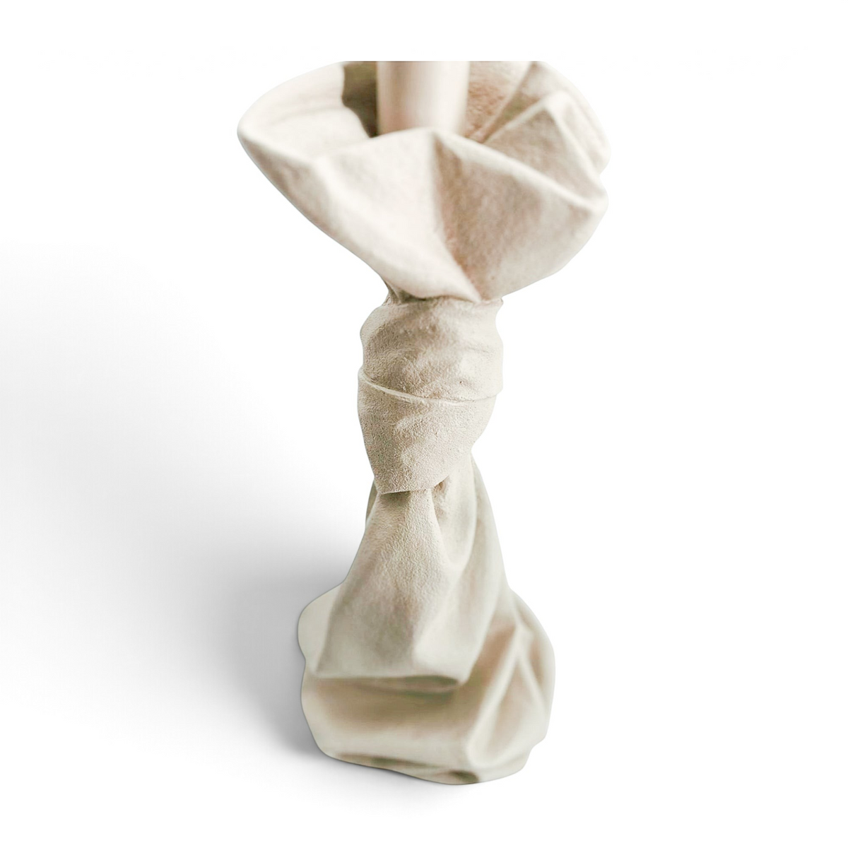 Vintage Draped Plaster Lamps