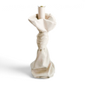 Vintage Draped Plaster Lamps