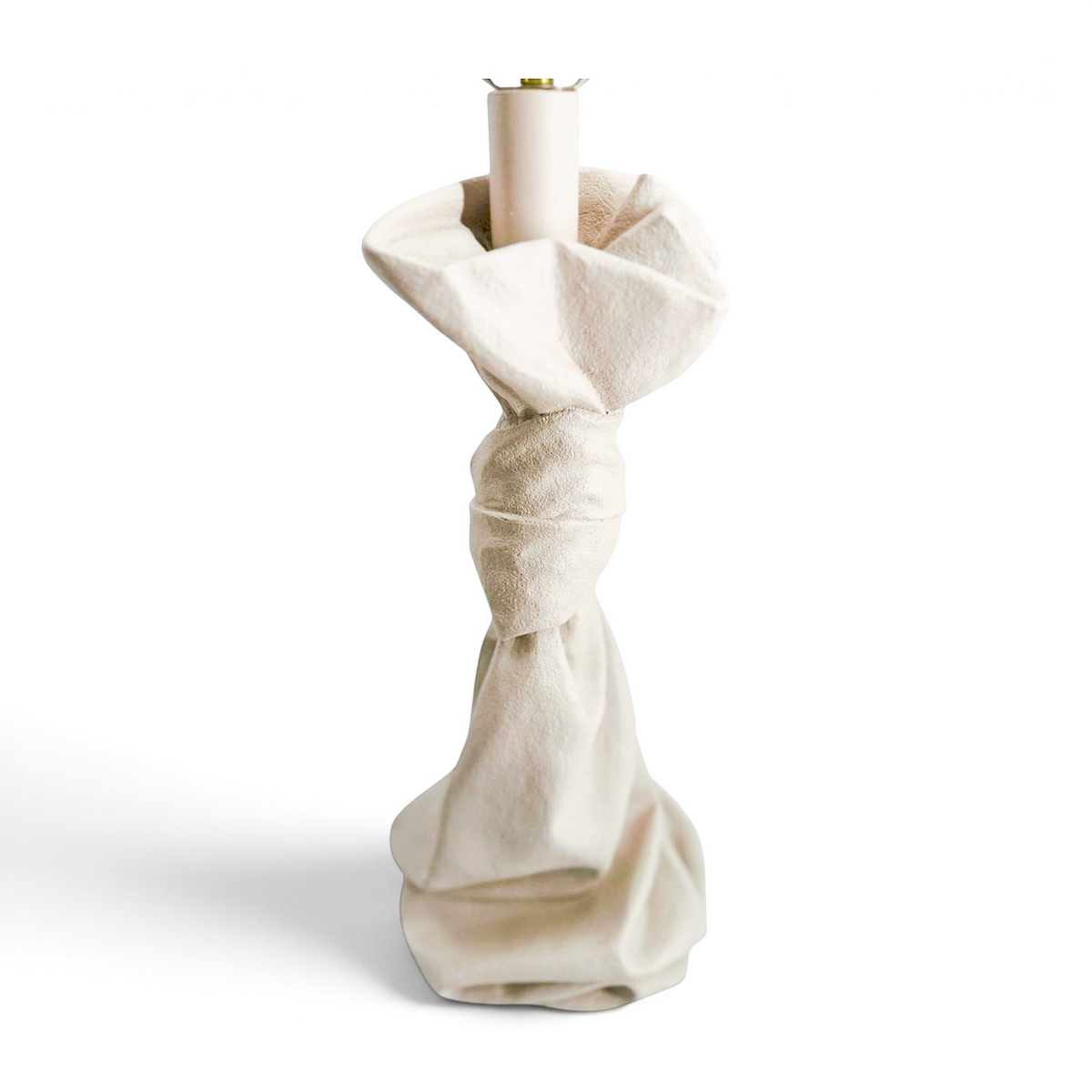 Vintage Draped Plaster Lamps