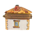 Limoges Hand-Painted Cottage Trinket Box | Peint Main France
