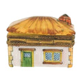 Limoges Hand-Painted Cottage Trinket Box | Peint Main France