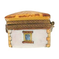 Limoges Hand-Painted Cottage Trinket Box | Peint Main France