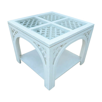 Vintage Fretwork Side Table