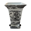 De Chang Tao Ci Black & White Orchid Vase