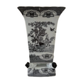 De Chang Tao Ci Black & White Orchid Vase