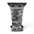 De Chang Tao Ci Black & White Orchid Vase