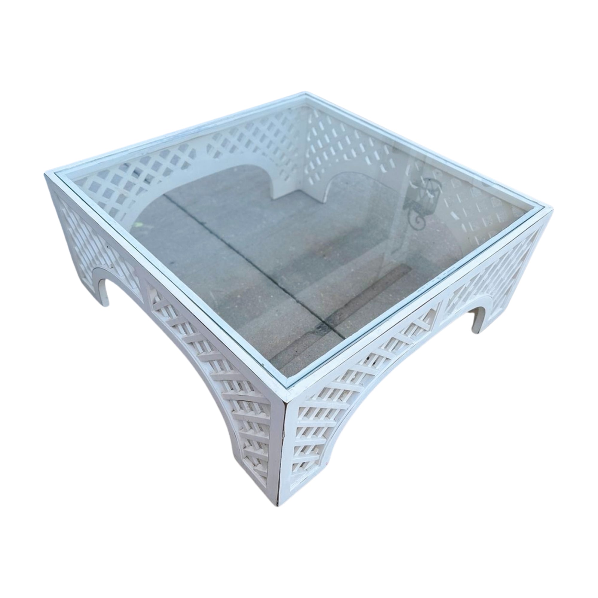 Vintage Fretwork Coffee Table