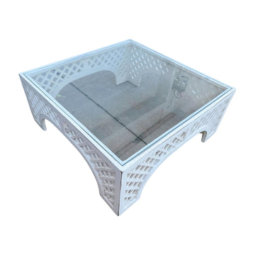 Vintage Fretwork Coffee Table