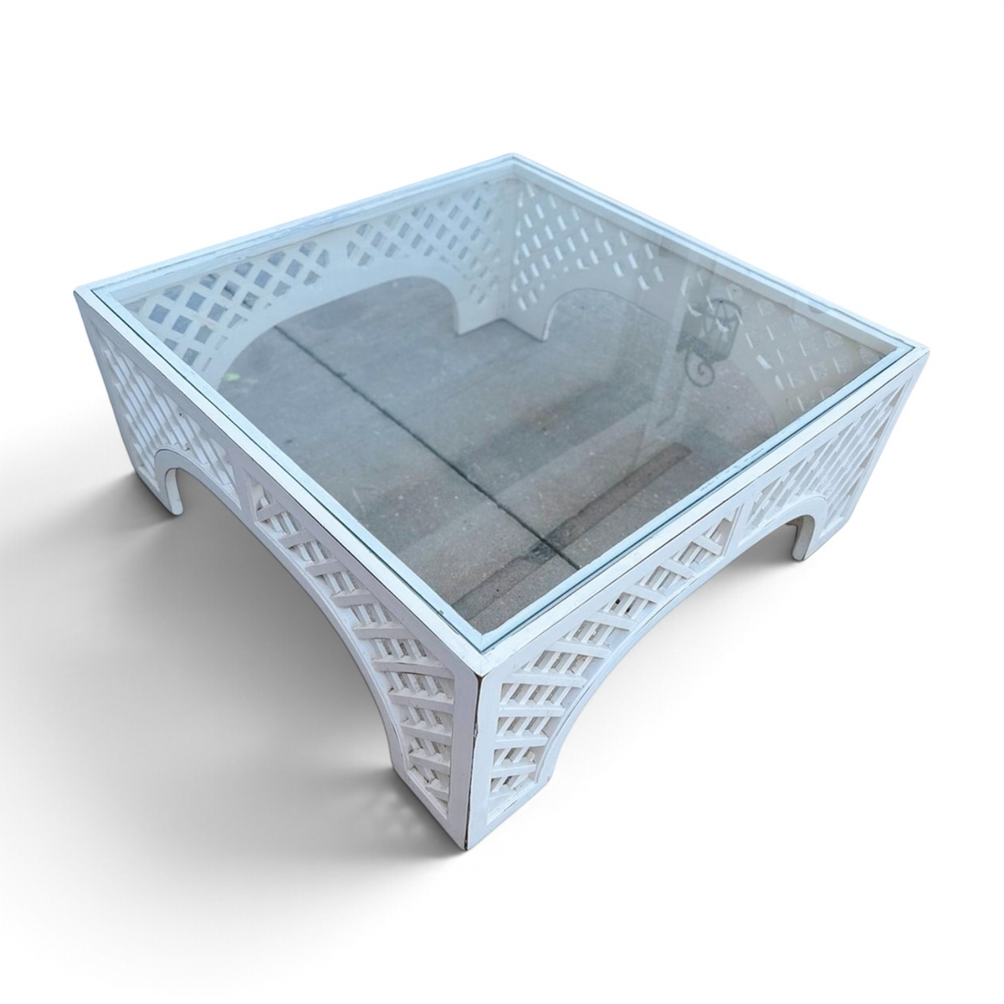 Vintage Fretwork Coffee Table