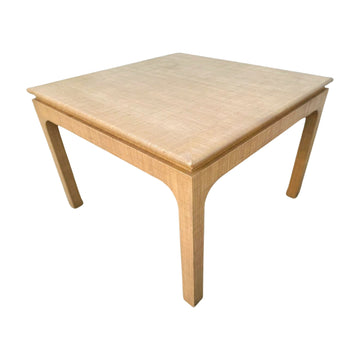 Vintage Raffia Table by Van Horn