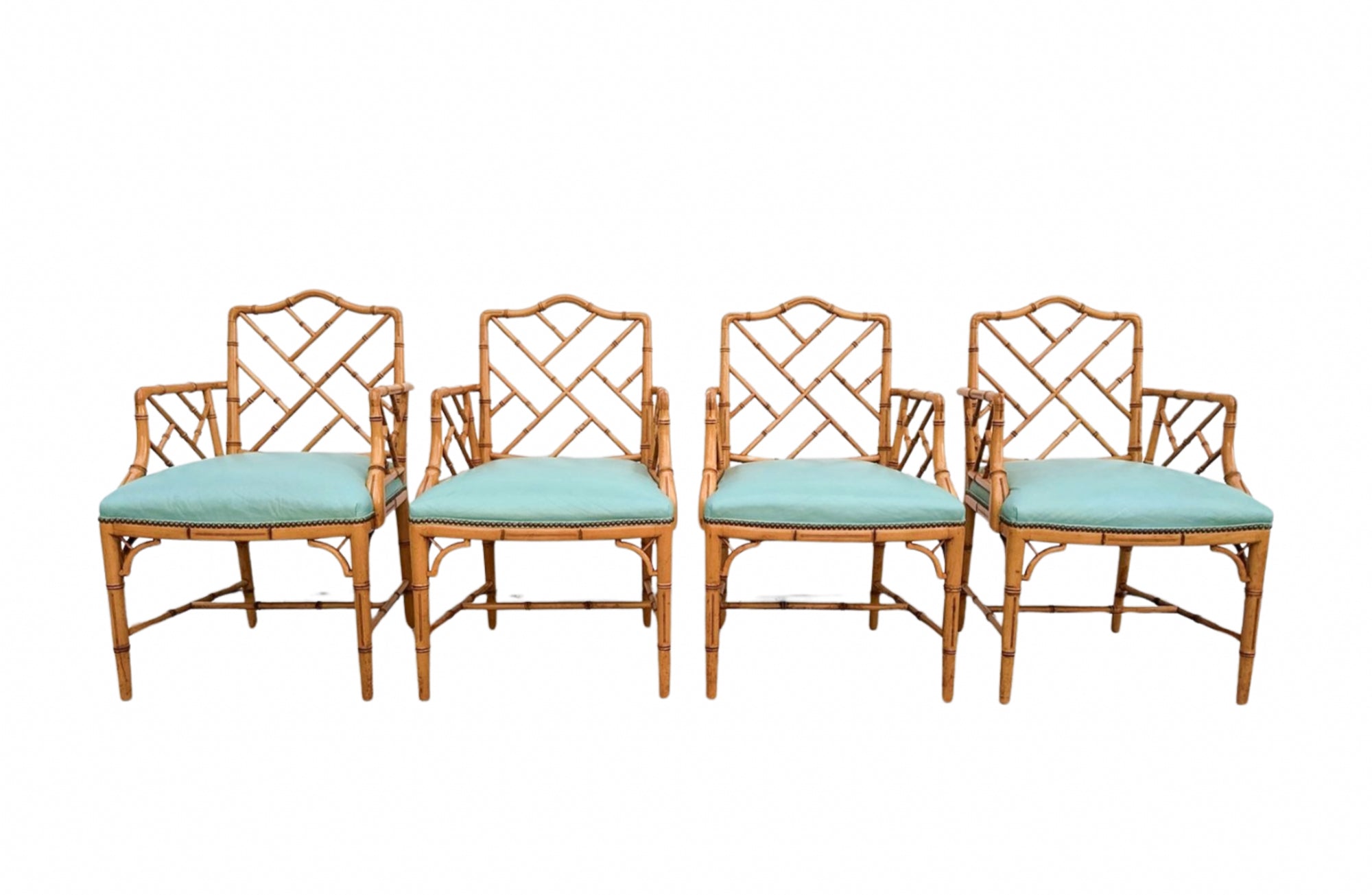 Vintage Century Bamboo Armchairs