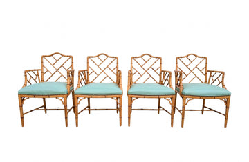 Vintage Century Bamboo Armchairs