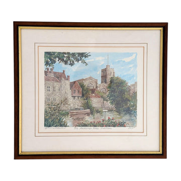 Vintage Signed Castle Prints