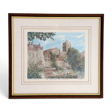 Vintage Signed Castle Prints