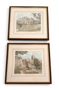Vintage Signed Castle Prints