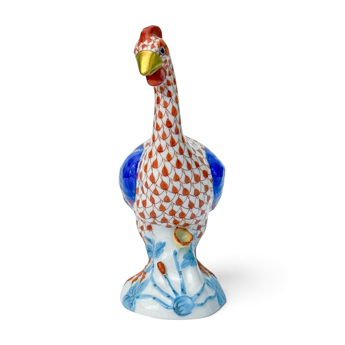 Herend Handpainted Guinea Fowl Figurine