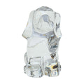 Orrefors Crystal Dog Figurine | Clear Swedish Art Glass