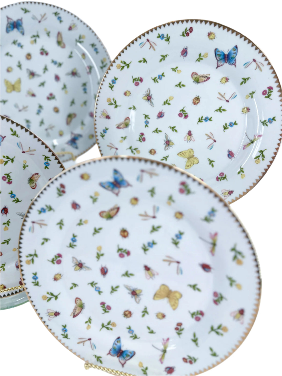 Vintage “Primavera” Dinner Plates (Set of 4)