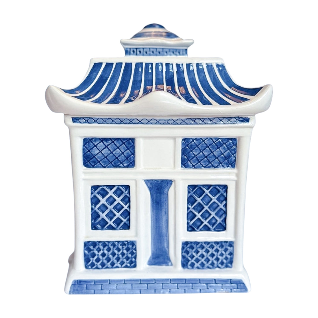 Vintage Blue Willow Pagoda