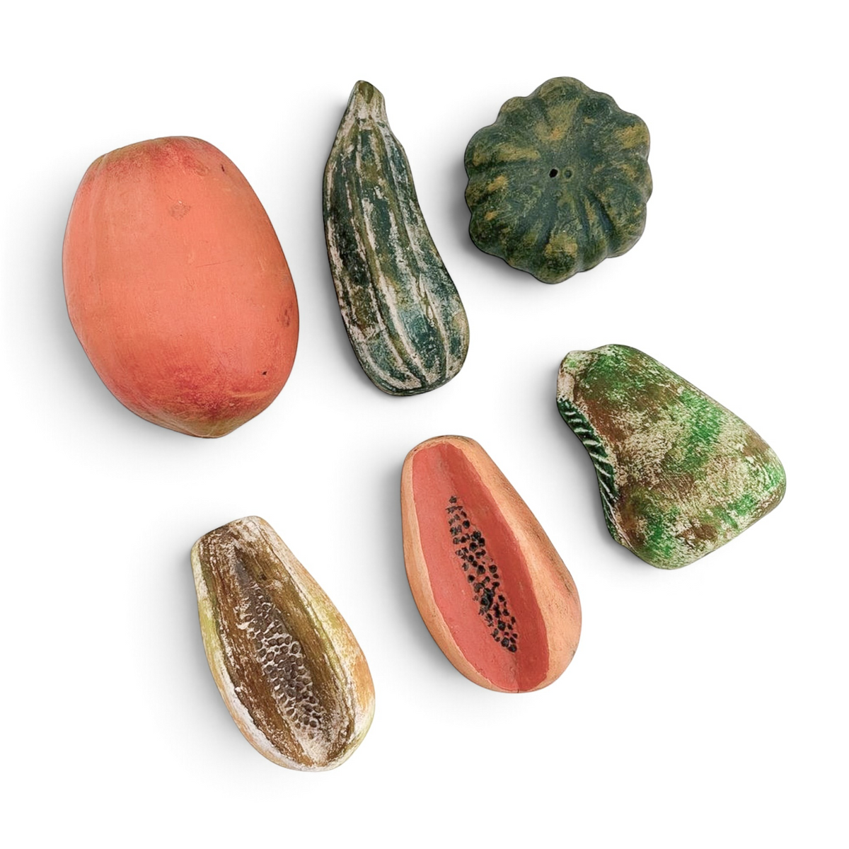 Vintage Mexican Stone Fruit and Tray