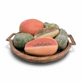 Vintage Mexican Stone Fruit and Tray