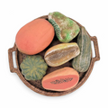 Vintage Mexican Stone Fruit and Tray