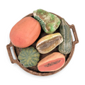 Vintage Mexican Stone Fruit and Tray
