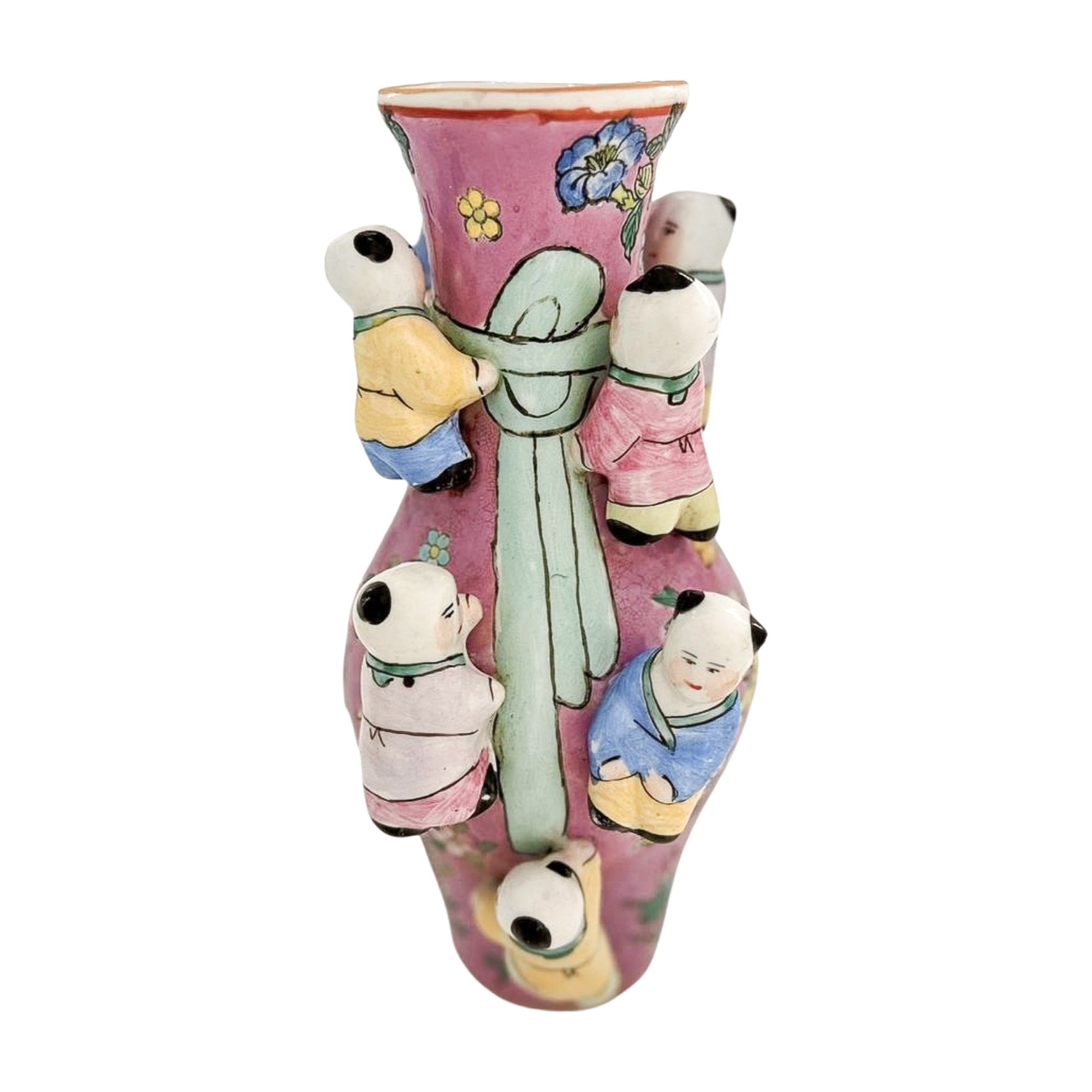Famille Rose Fertility Vase