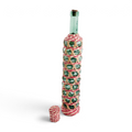 Vintage Woven Glass Bottles (Set of 3)