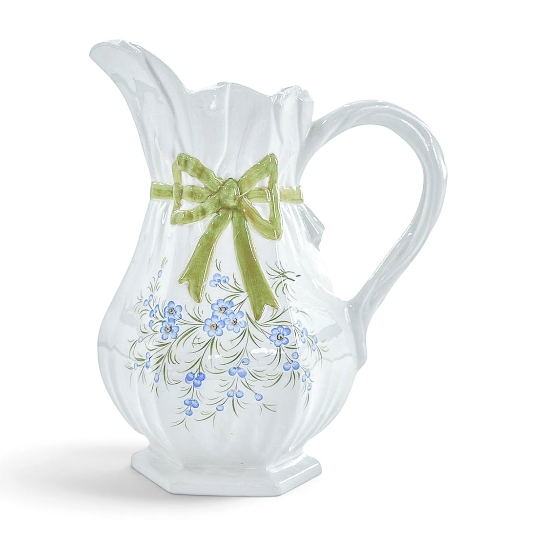 Vintage Ceramic Bow Pitcher