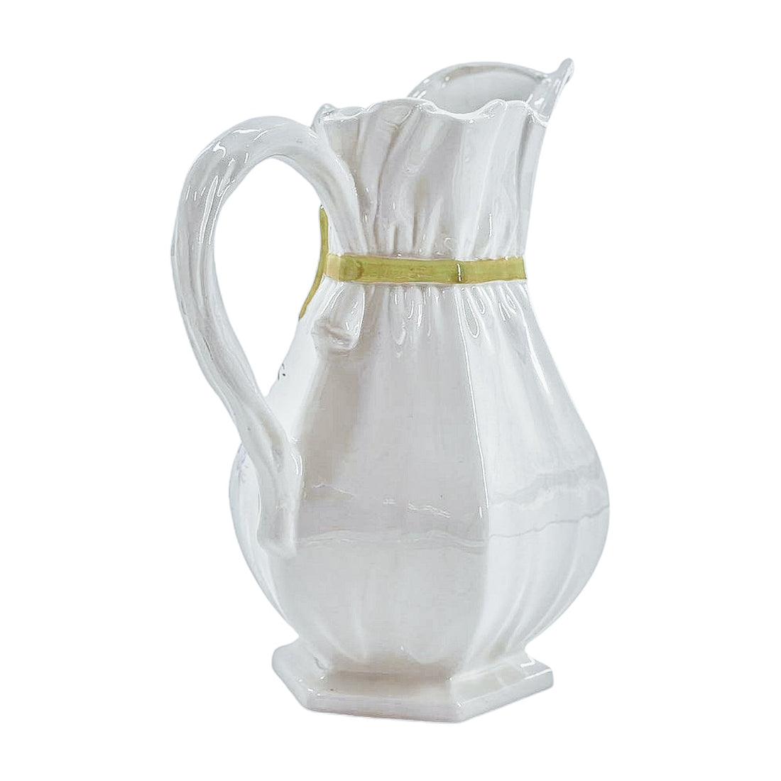 Vintage Ceramic Bow Pitcher