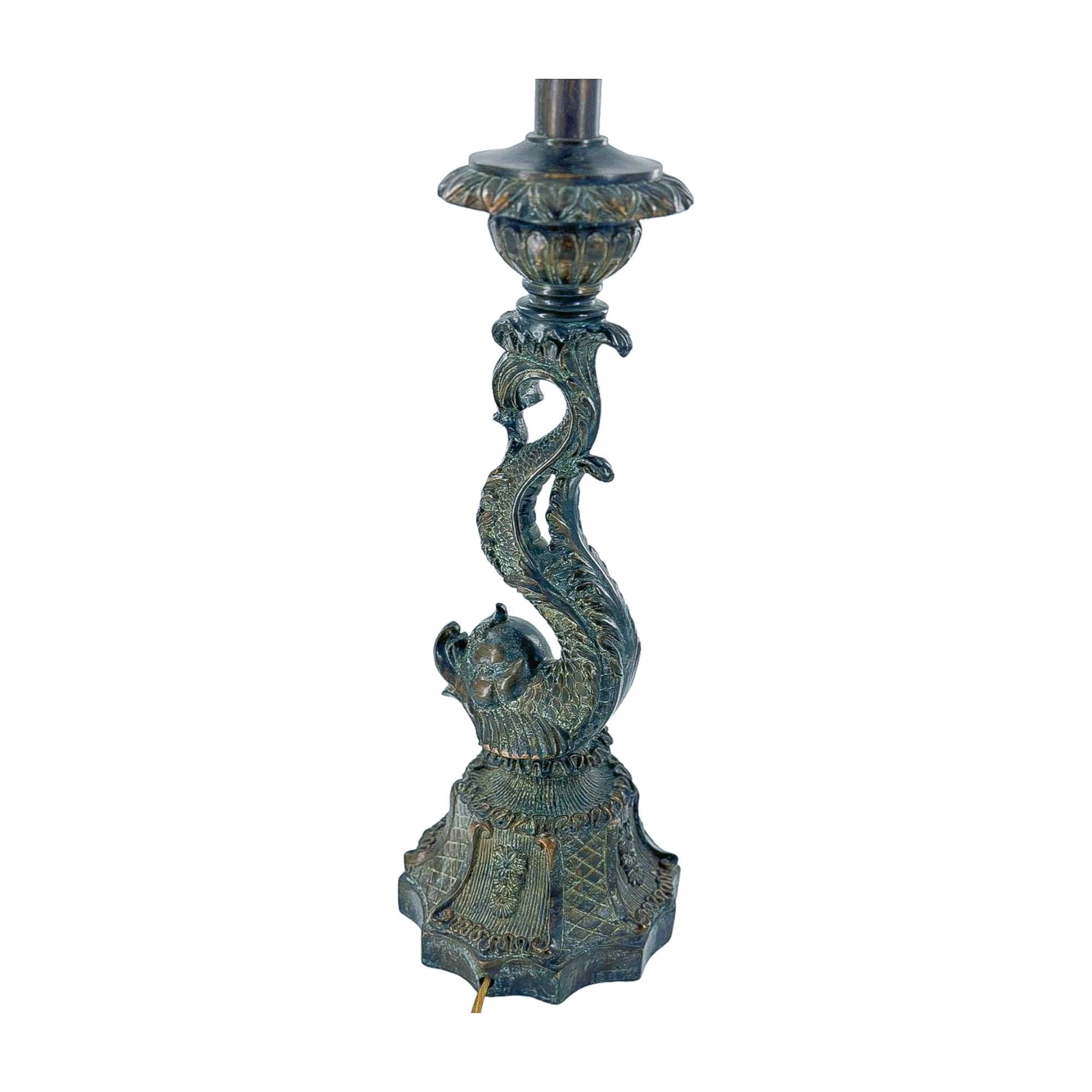 Vintage Koi Lamp