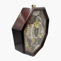 Antique Sailor’s Valentine Shellwork in Octagonal Wooden Case