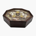 Antique Sailor’s Valentine Shellwork in Octagonal Wooden Case