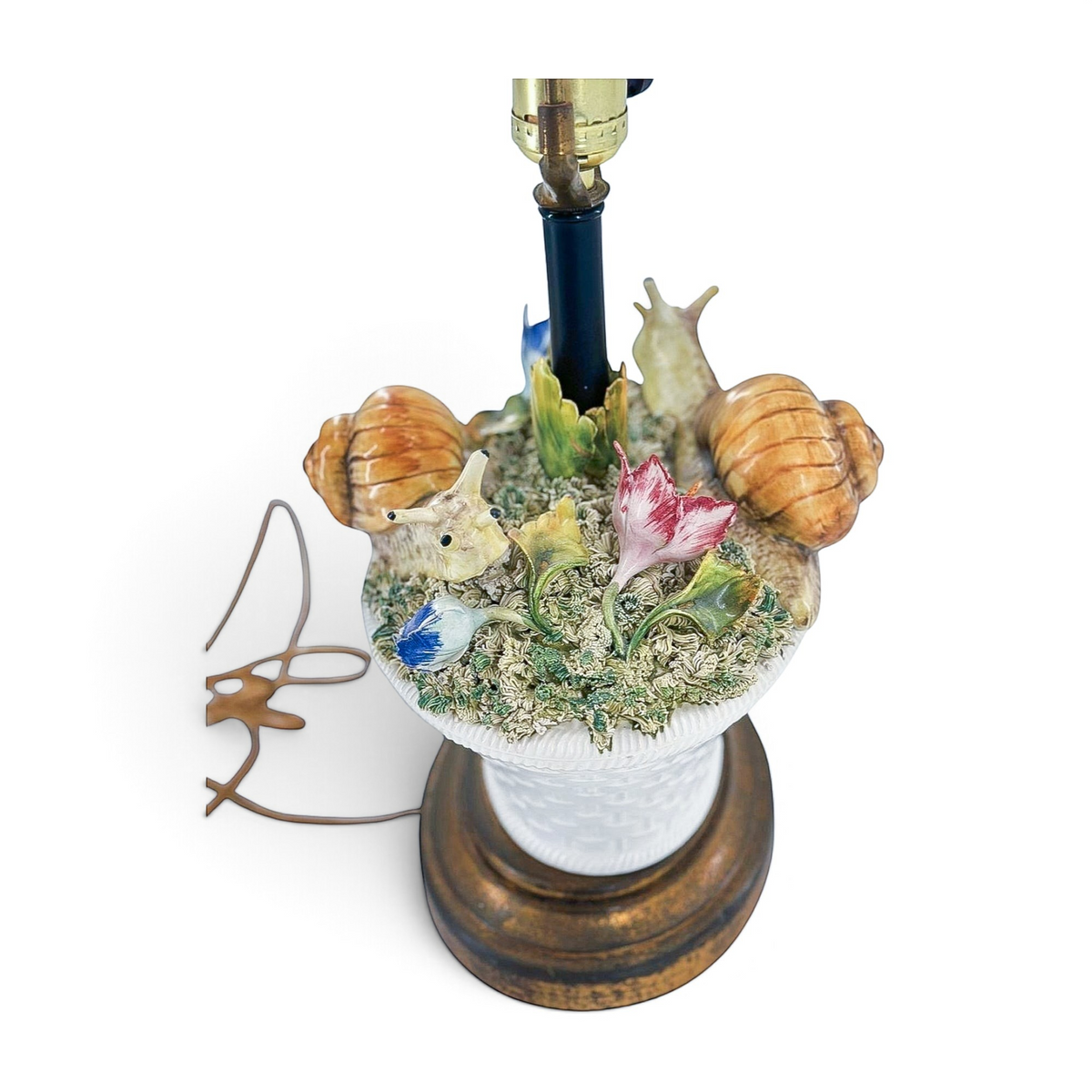 Vintage Snail Garden Lamp
