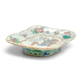 Vintage White Footed Dish
