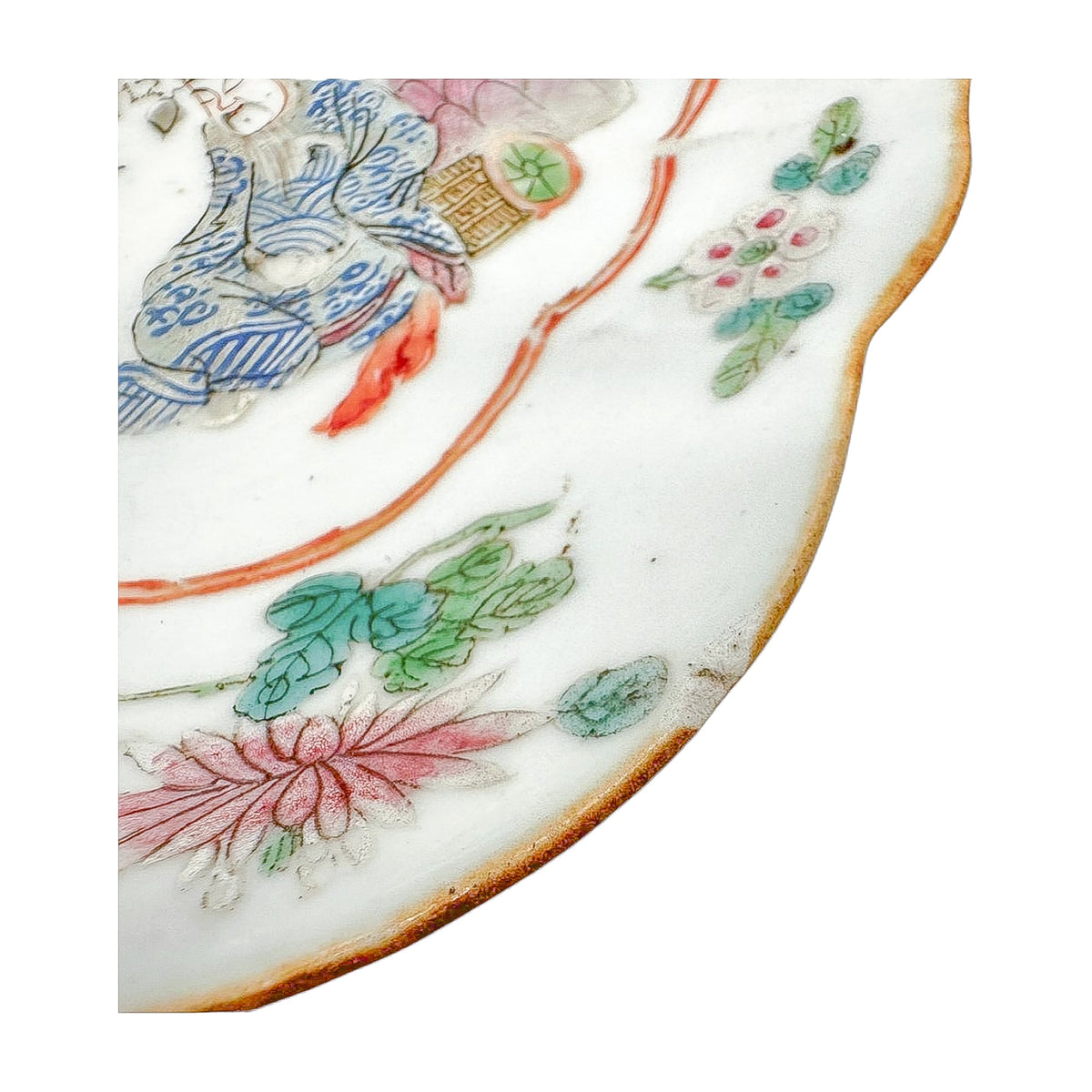 Vintage White Footed Dish