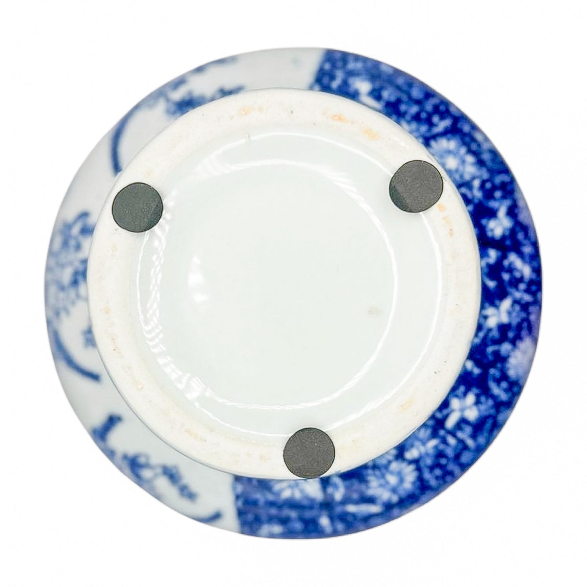 Vintage Blue & White Divided Vase