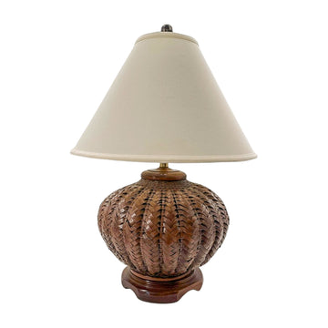 Vintage Woven Table Lamp