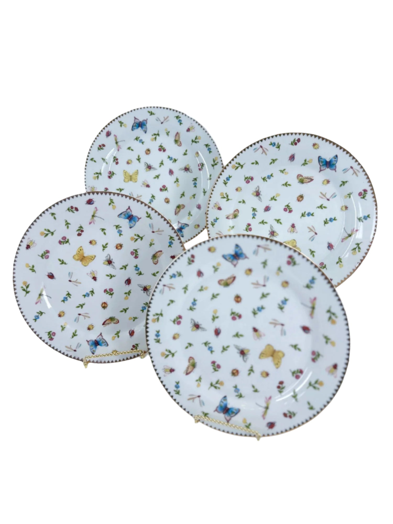 Vintage “Primavera” Dinner Plates (Set of 4)