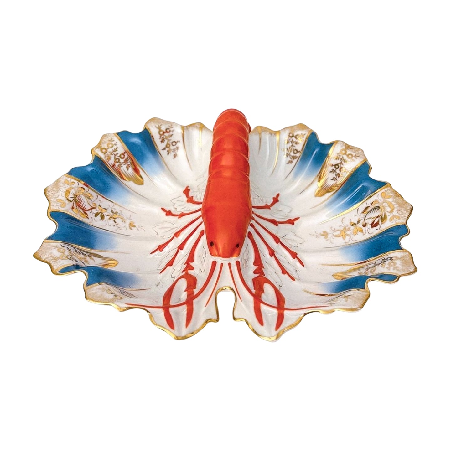 German Porcelain Lobster Dish