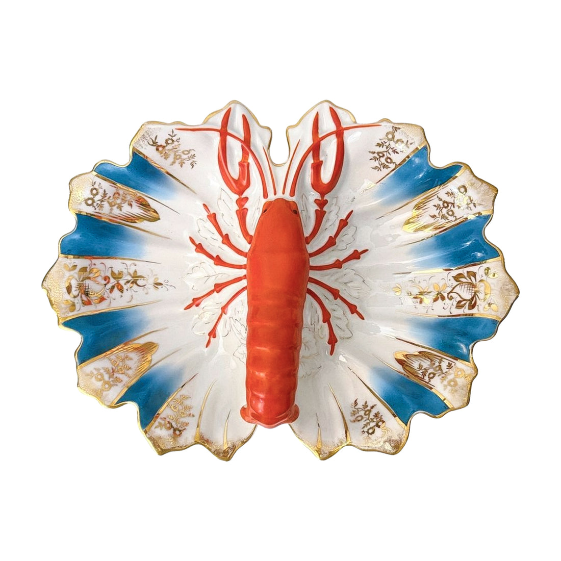 German Porcelain Lobster Dish