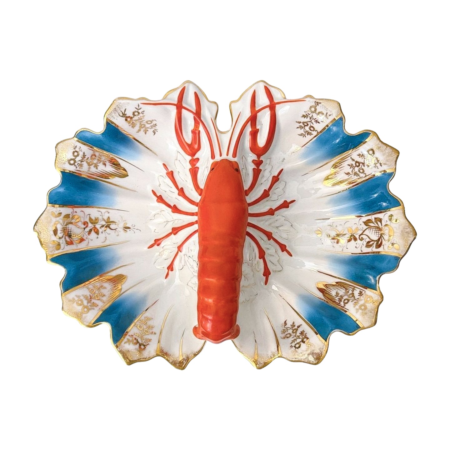 German Porcelain Lobster Dish