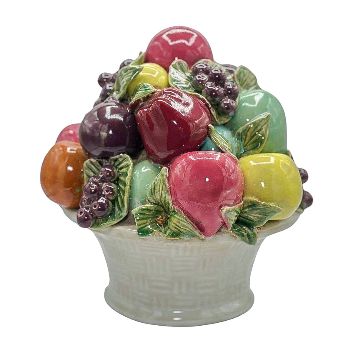 Vintage Ceramic Fruit in Basket