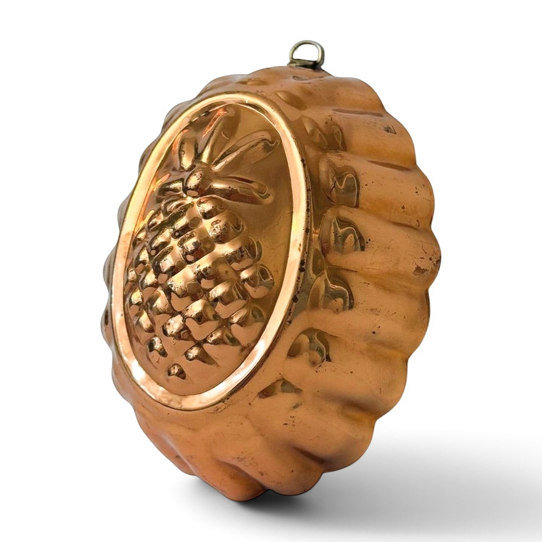 Portuguese Copper Pineapple Mold | Hanging Kitchen Form