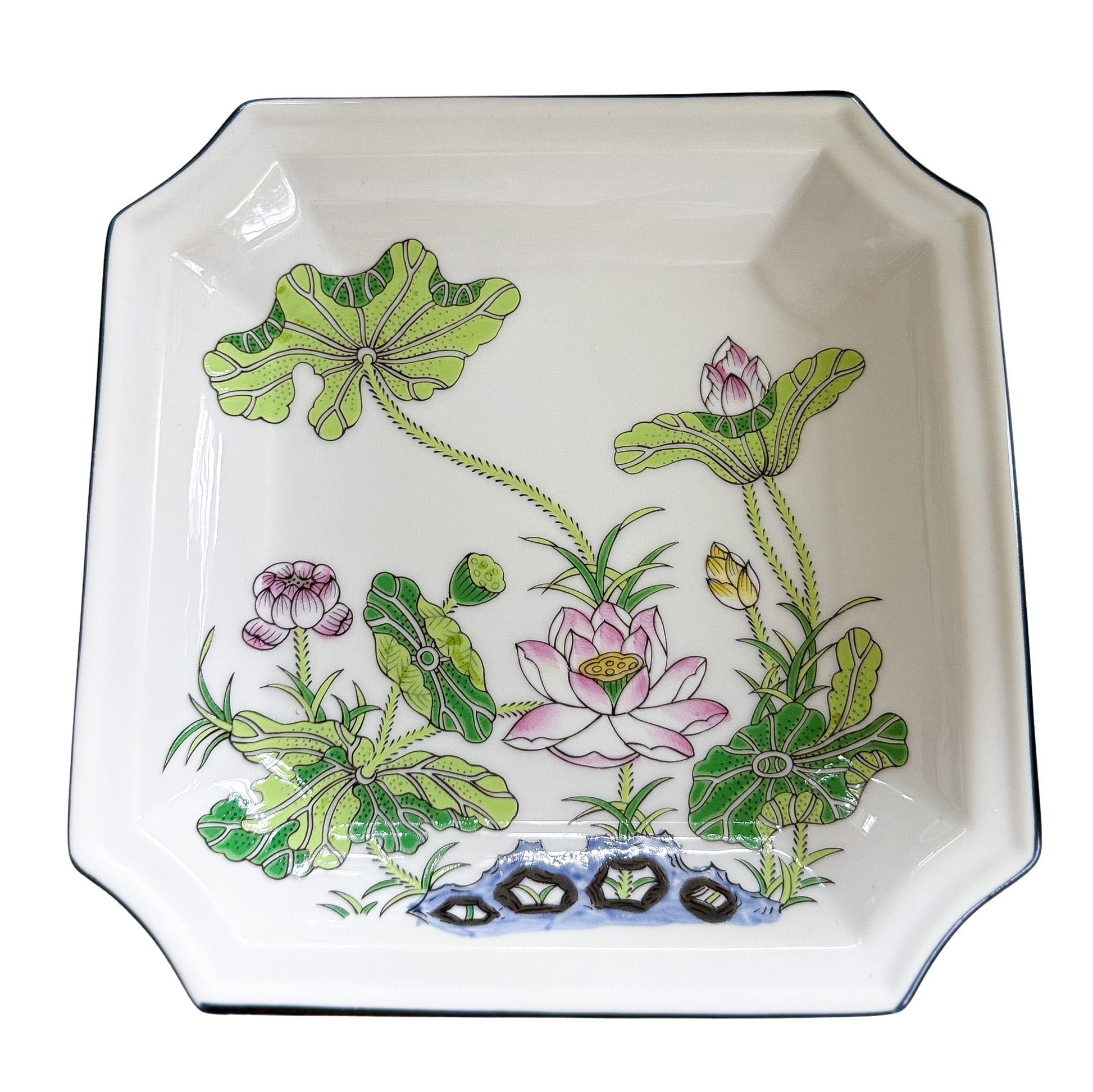 Andrea by Sadek Lotus Porcelain Tray
