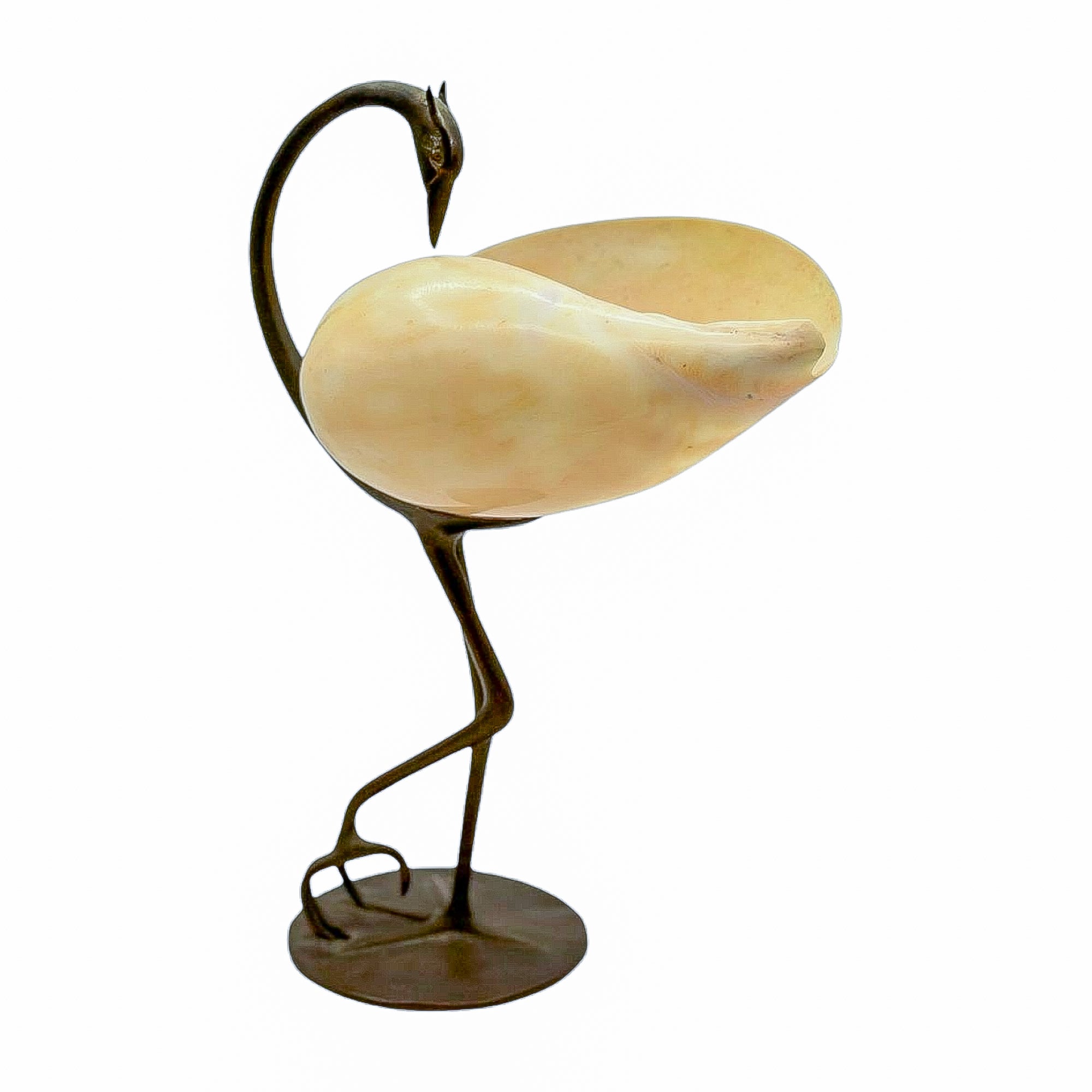 Vintage Nautilus Shell Crane