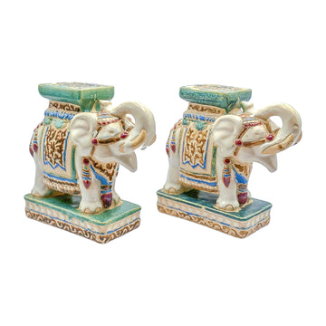 Vintage Small Gardenstool Pair